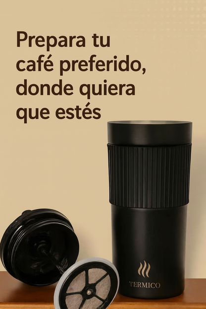 2 en 1 - Termo Y Prensa Francesa