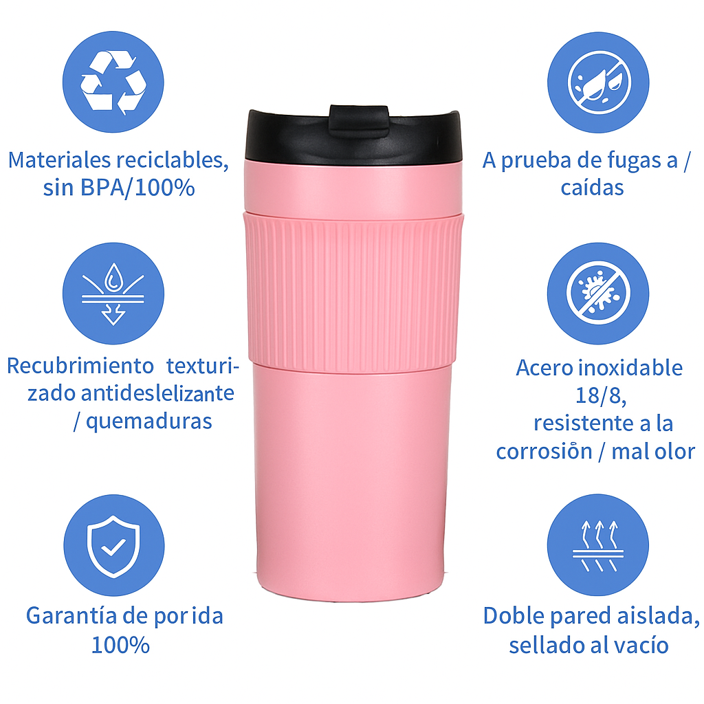 2 en 1 - Termo Y Prensa Francesa