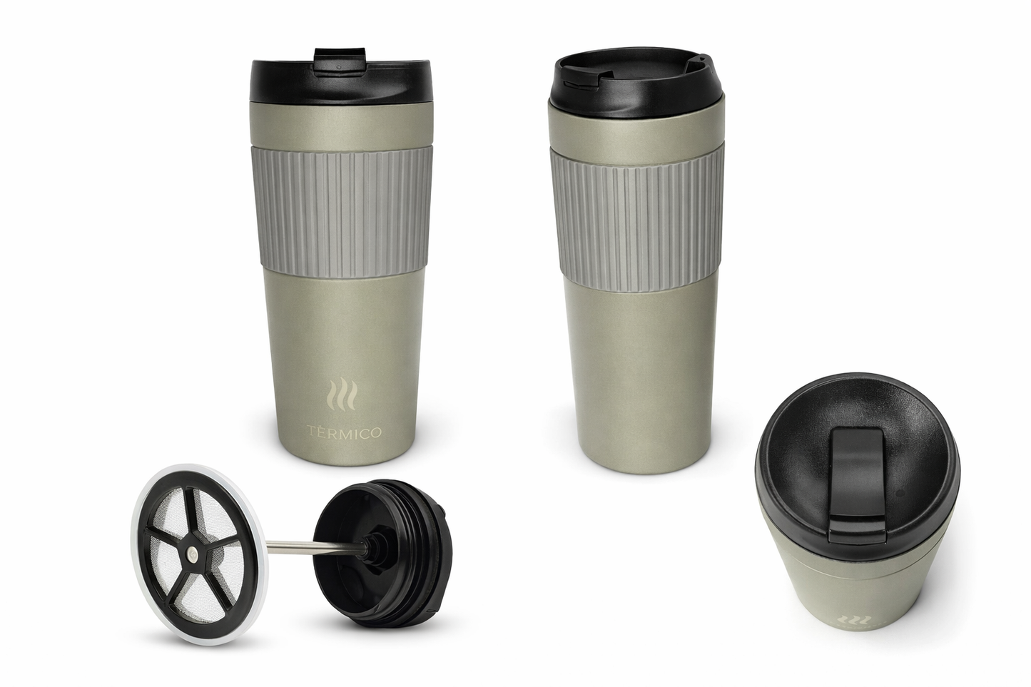 2 en 1 - Termo Y Prensa Francesa